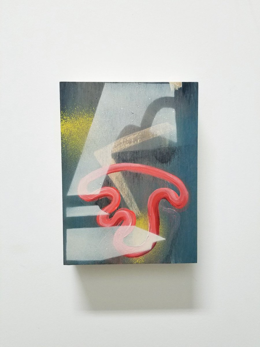 Fidget - acrylic on panel #Art #CanadianArt #ContemporaryArt #Fidget #Paiva #GaryPaiva