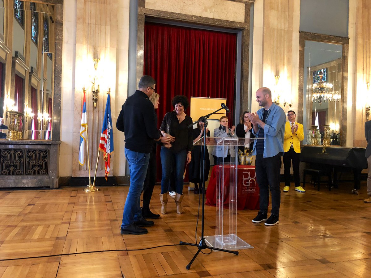 HSchodder's tweet photo. On #IDAHOT 2019, I am thrilled to attend the annual @GSAlijansa Rainbow 🌈awards. One of the nominees is #TransBalkan exhibition, supported within the 🇺🇳 @free_equal campaign in #Serbia. Good luck to all nominees and thanks for their selfless dedication. #LoveIsLove https://t.co/R4ykvvFhfY