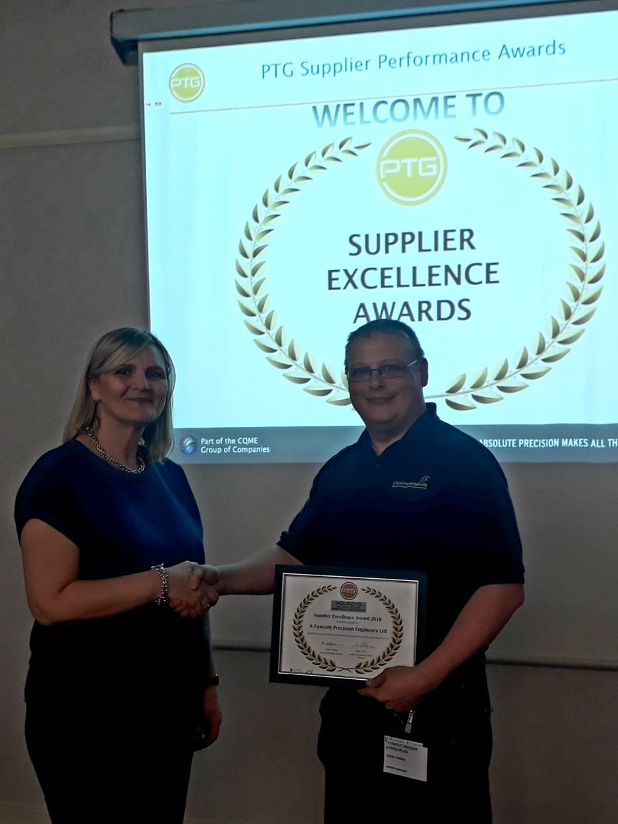A big thank you to our work's manager Mark O'Brien for accepting our Supplier Excellence Award from our customer PTG Holroyd, this is for the second year running.
Thanks to all the team!

#supplierexcellence #PTGHolroyd #precisionengineering #subcontractengineering #teamwork