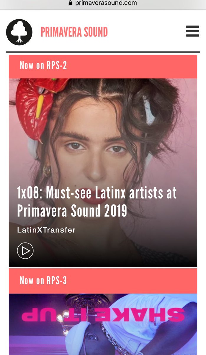Live on air now in RPS 2 on <a href="/RadioPrimavera_/">Radio Primavera Sound</a> : must-see Latinx acts at #PrimaveraSound2019 primaverasound.com/radio #LatinXtransfer
