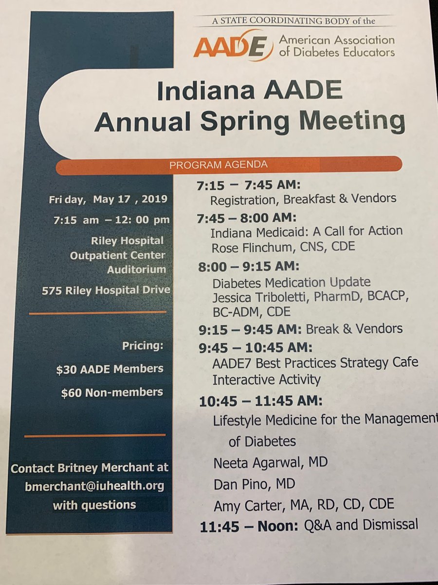 IndianaAADE's tweet image. Looking forward to a great morning! #INaade