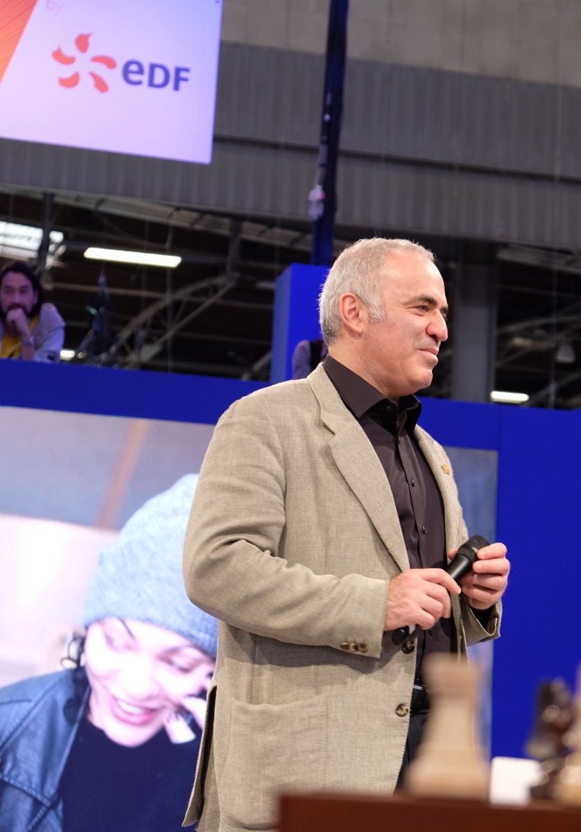 FabriceFrossard's tweet image. C&apos;est déjà fini au bout de deux tours pour certains joueurs. Trop fort @Kasparov63  🙂

#Vivatech #EDFpulse @EDFofficiel