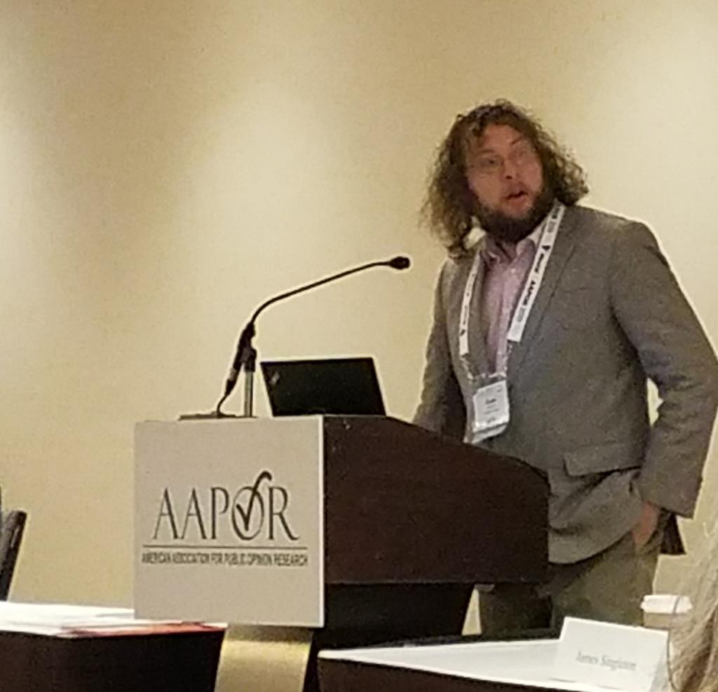 #adameck just found a windmill using machine learning algorithms at #aapor2019