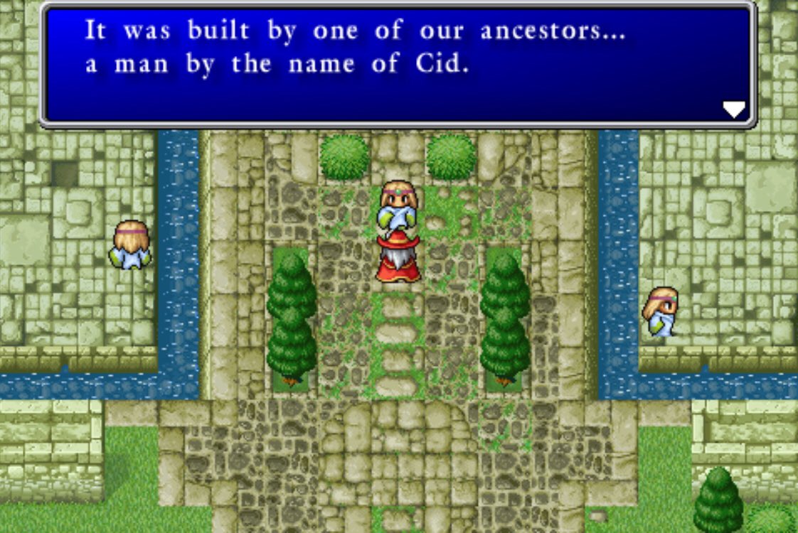 everysingleff's tweet image. Cid! I’ve heard of this recurring name!!! Lufenians are super cool. I would love to see a remake of this game for modern consoles. There is just so much depth. #lufenia #everysinglefinalfantasy #finalfantasy
