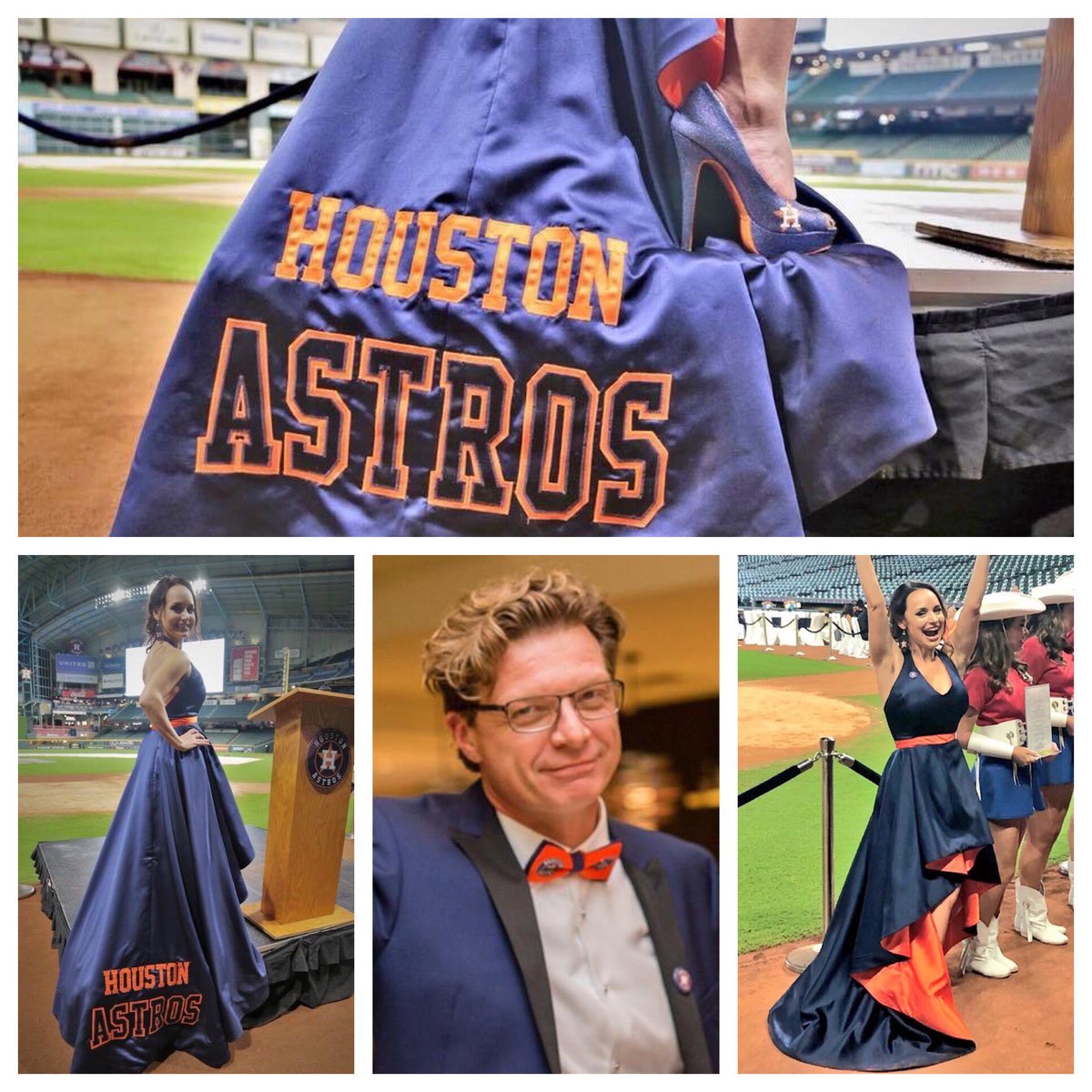 JenniferWalshPR's tweet image. I’ll donate my @GCCISDEdFo Gala custom @astros gown to @TheEllenShow for auction benefitting @GCCISD kids &amp;amp; educators devastated by #HurricaneHarvey. Inspired by my 9-year-old who gave up her @JJWatt signed baseball to raise funds for them. Then give tix to GC teachers! #Entered