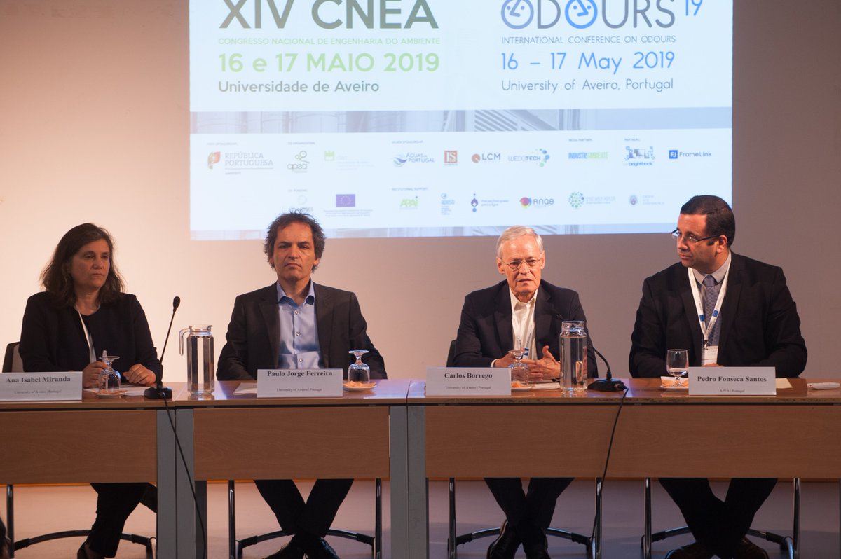 APEA1985's tweet photo. Registos da Sessão de Abertura (16 de maio)
XIV CNEA - Congresso Nacional de Engenharia do Ambiente
ODOURS 19 - International Conference on Odours
16th - 17th May 2019, University of Aveiro, Portugal
@dNOSES_EU @UnivAveiro https://t.co/xfIo72aCh8