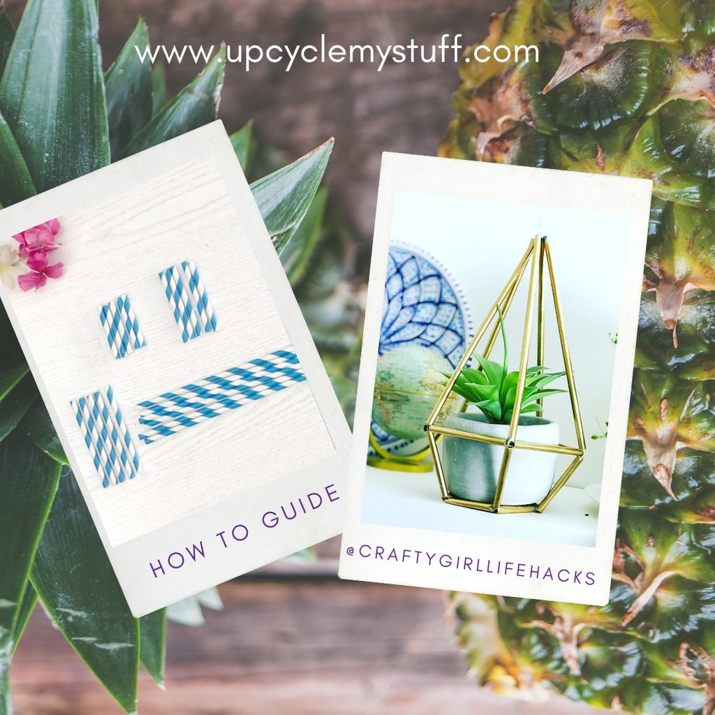upcyclemystuff's tweet photo. Check out the How to Guide from Guest Blogger @craftygirllifehacks on the website now!  It's all about making a trendy, minimalist succulent planter out of old unwanted straws!  https://t.co/0UFHVNfuzp  #upcycleprojects #diyideas #craftideas #diyplanter #makersgonnamake #upcycled https://t.co/BptBNnjsrh