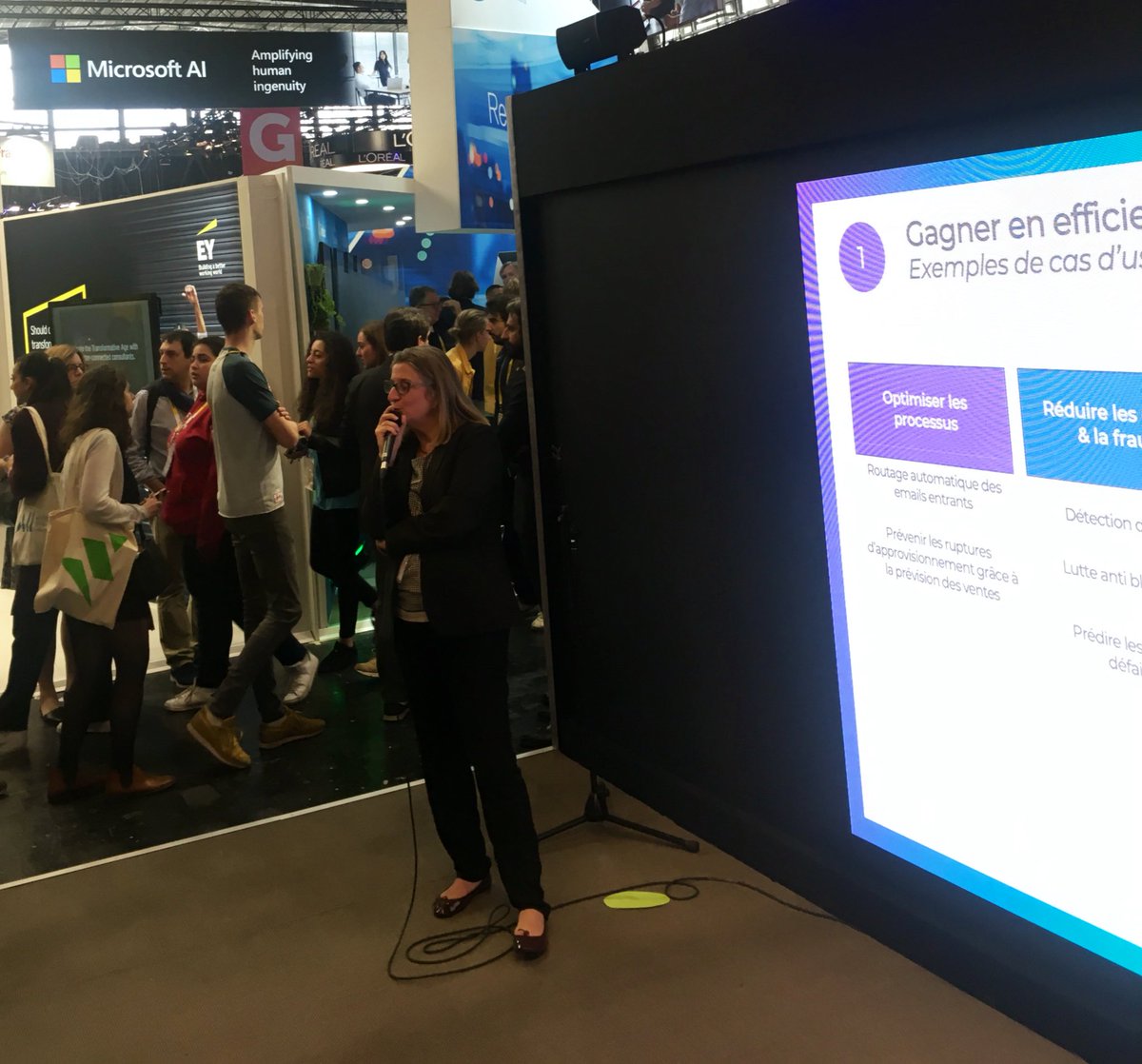 #VivaTech : 3ème atelier de la journée, animé par <a href="/sylvainbellier/">Sylvain Bellier</a> , Président @softcomputing et Nathalie Serry, Directrice #DataScience : "L'intelligence artificielle appliquée au marketing"   @DataSciences_PM