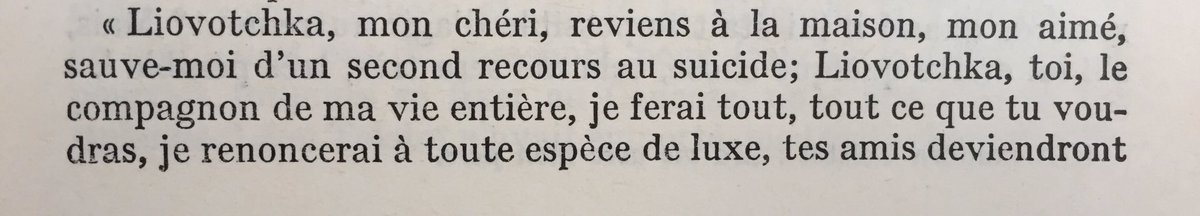 Pendant ce temps, Sonia se réveille et trouve la lettre laissée par son mari. Elle se jette dans l’étang trois fois, mais est sauvée chaque fois, et finit par écrire à Tolstoï une lettre que, comble de l’humiliation, il faut remettre à Sacha qui la hait mais sait où est son père