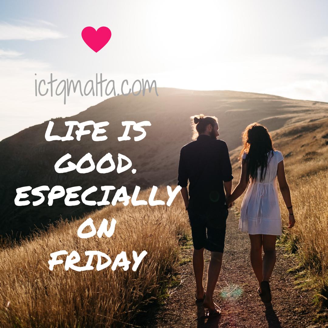 ICTQmalta's tweet photo. Happy Friday 😊 #Friday #fridaymood #HappyFriday #malta #love #englishstudy https://t.co/uhk9kdf9Uo