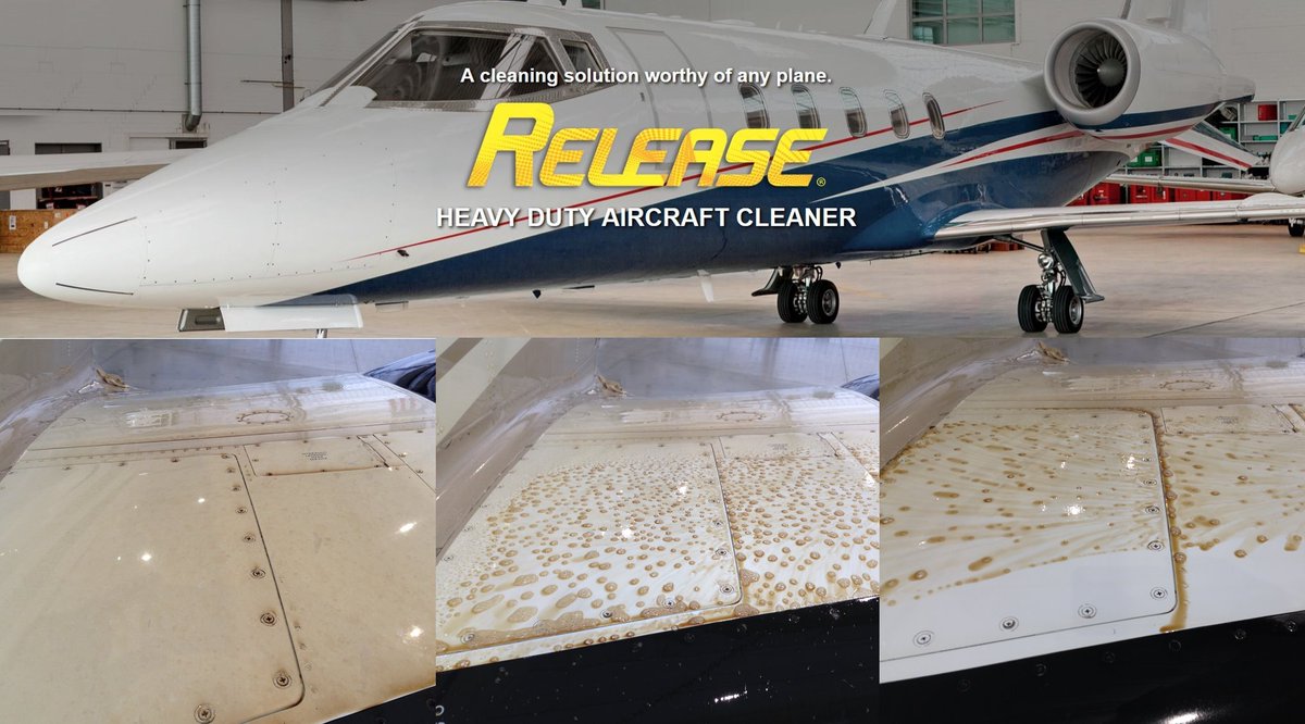 CSICommTrans's tweet image. Everyone like to try new products for free right? Release is an approved &amp;amp; highly effective non-corrosive cleaner that works great on KingAir turbine exhaust! Email:hliverance@cleaningsystemsinc.com with your address #kingairnation #flyingfriday #kingair #beechcraft