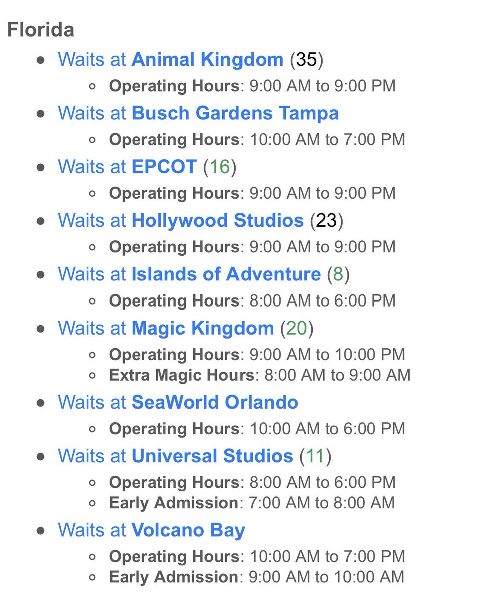 ThrillData's tweet image. Most of the #Florida #themeparks are open on this #Friday morning already! With nice weather, expect at least average crowds. thrilldata.co #disneyworld #universalorlando #seaworld #ioa #bgt #usf #volcanobay #magickingdom #epcot #animalkingdom #hollywoodstudios
