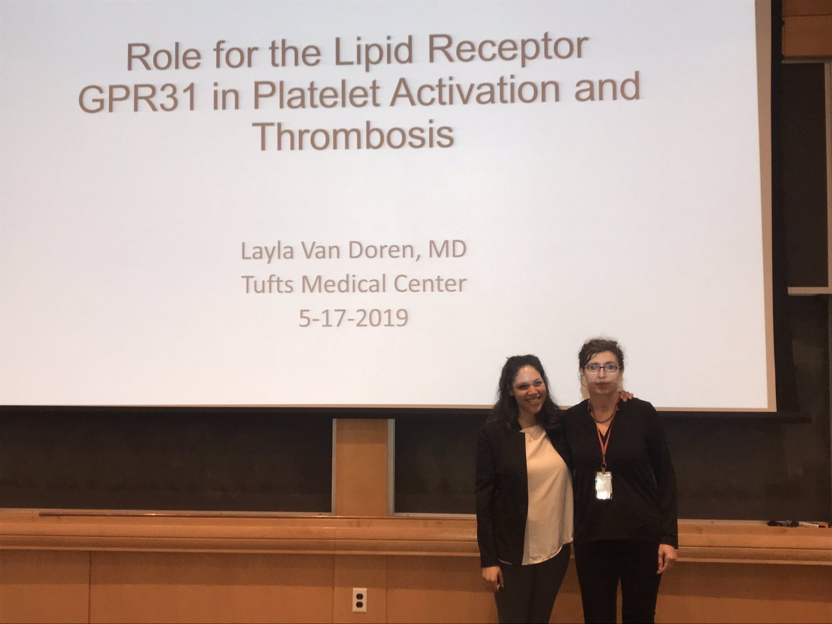 AndreasKleinMD's tweet photo. Hearty congratulations to graduating @TuftsMedicalCtr #HemOnc fellow Layla Van Doren and mentor Lidia Covic https://t.co/oqgMXED9PX