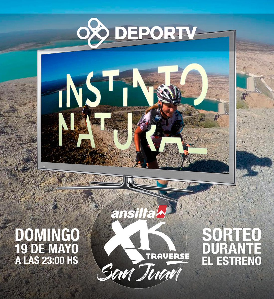 xkrace's tweet photo. Estreno Instinto Natural II "XK TRAVERSE SAN JUAN" - DOMINGO 19/05 23HS.
El programa también se podrá ver en vivo a través del streaming de la web https://t.co/smdohNhEDu, a través de Facebook Live https://t.co/FLiwm6oBad y también en YouTube Live https://t.co/8mvVkhubKZ. https://t.co/Tkz7CIyMeX
