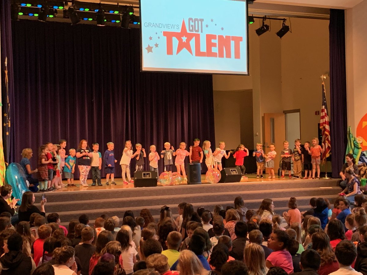 Grandview’s preschoolers gave the perfect opening to this morning’s Grandview Talent Show ❤️ ⁦<a href="/MCCSC_EDU/">Monroe County CSC</a>⁩