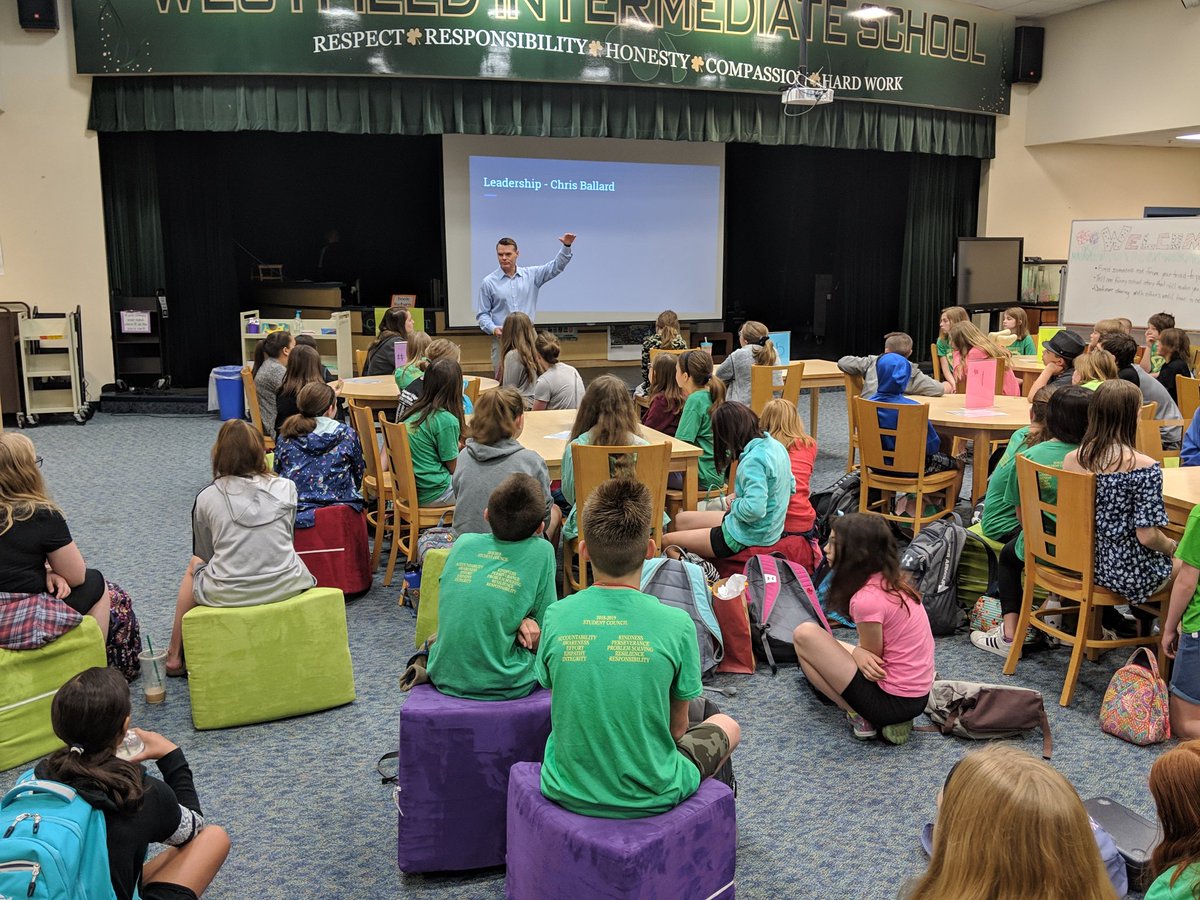 Huge thanks to <a href="/Colts/">Indianapolis Colts</a> Chris Ballard for joining the #WISRocks Student Council! Service Leadership, Perseverance, Resilience. No matter the circumstances - "It doesn't matter - Get Better." @MrMurrayWIS <a href="/WISRocks/">WWS Intermediate</a>