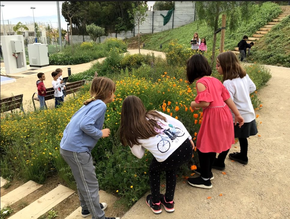 ASBEnglish's tweet photo. A3 Explored the campus this week in search for spring symbols. They took photos of trees, flowers, green grass, snails, bees, bugs, ladybugs and chased butterflies for the perfect snapshot. They will make an electronic book, writing and talking about the first signs of spring🌸🌳 https://t.co/p6zI7wWBO5