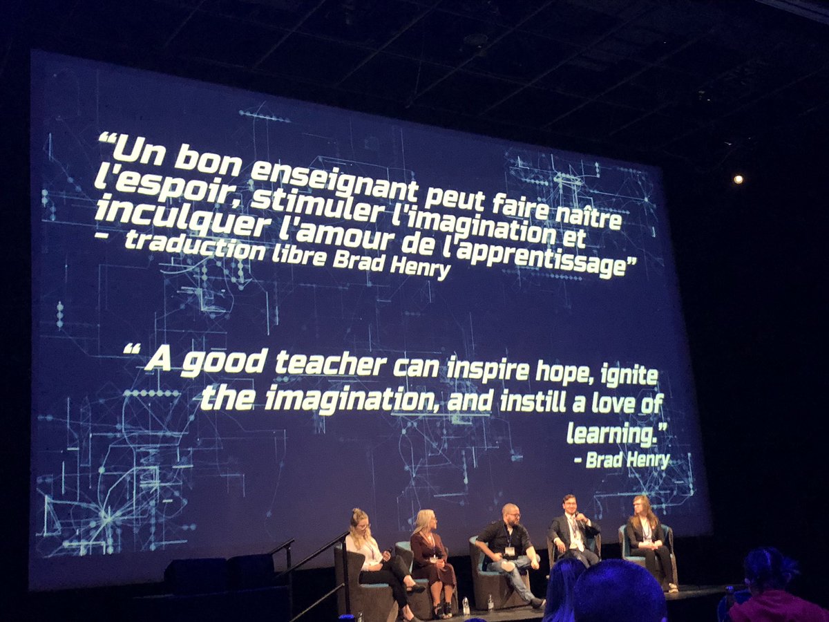 Digital_Humber's tweet photo. Wonderful student ignite panel. Five students who have been truly inspired by their faculty and unique teaching and learning strategies. #AdvLearn2019. https://t.co/vdB7szYIyl