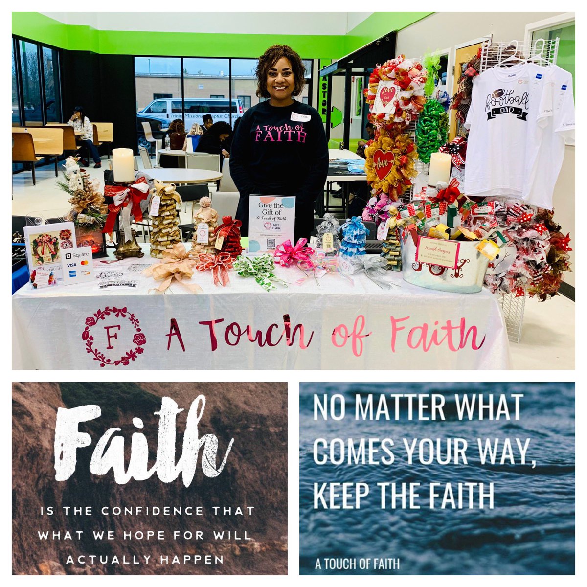 ATOFaith's tweet image. God gave me A Touch of Faith back in the 90s when I made invitations &amp;amp; programs for events.  Now it includes wreaths, &amp;amp; more!  ATOF also includes a touch of inspiration. ATOF strives to turn your hopes into reality &amp;amp; inspiring you. 

#atofaith #FaithWalk #FaithBlog #Faith
