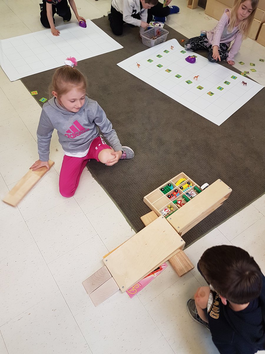 dbaines12345678's tweet photo. Who says math can't be done through play! Measuring distances (car ramp), solving equations (mouse bots), geometry (blocks), mass (balance scale), patterns (beads). #ilovegradeone @pasadenaelem https://t.co/ByI38iKpaa