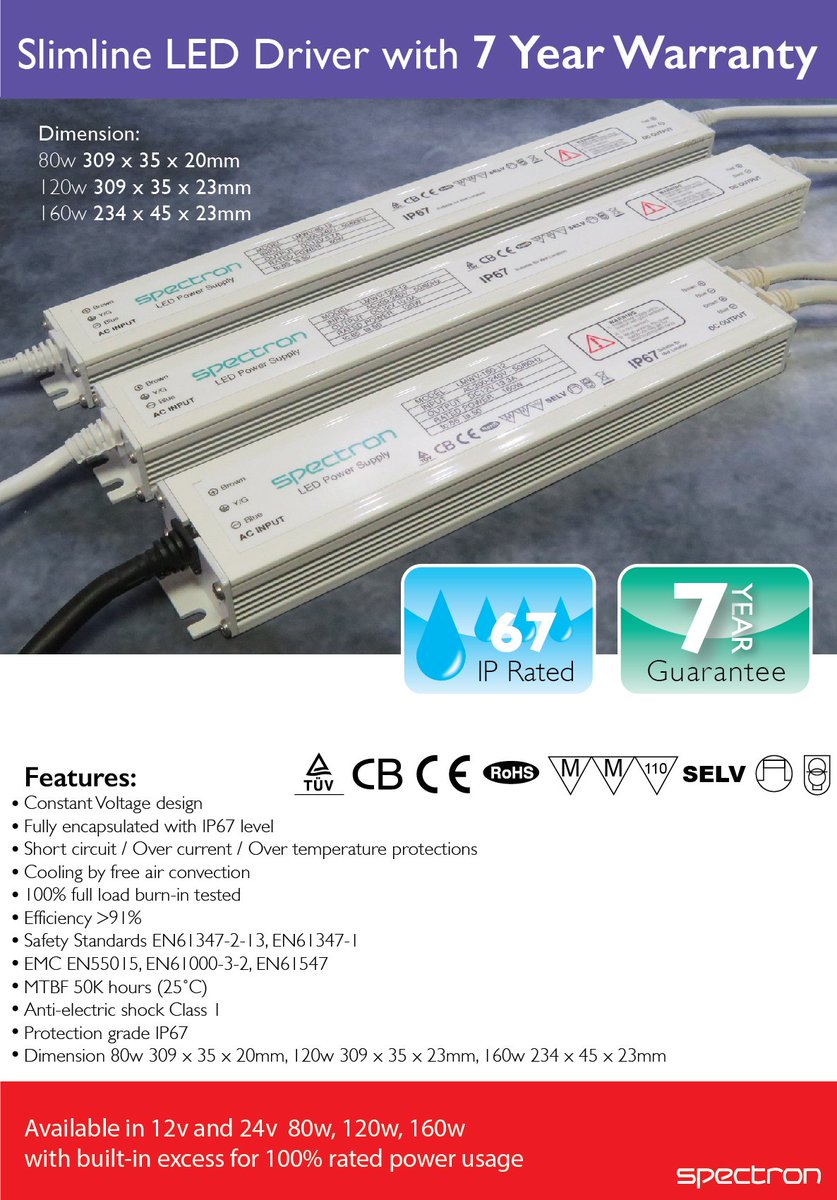 SpectronLED's tweet image. Spectron Newsletter - New Slimline LED Drivers - mailchi.mp/377bc571aa5f/s…