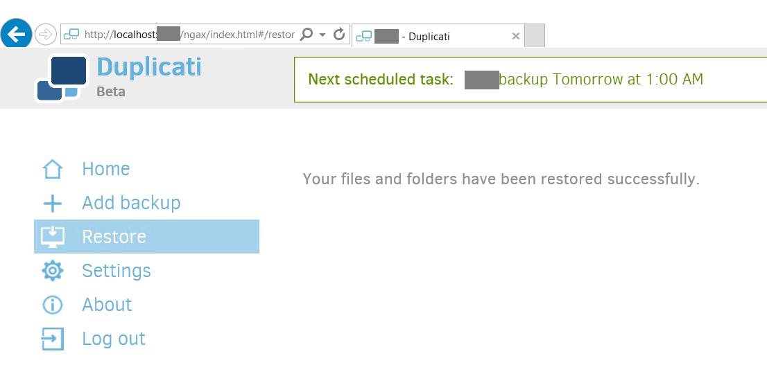 HaraldMuehlhoff's tweet image. Just a quick reminder how awesome #Duplicati is. I&apos;m still using Orchard for one of my customer sites &amp;amp; had to restore to a database version from January to fix customer introduced problems. Worked like a charm! #restore #backup #security