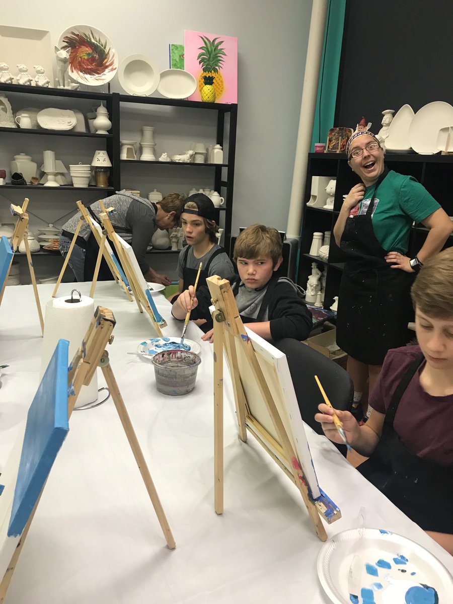 reederb12's tweet photo. SWMS Exploratory at Simply Ceramics. ⁦@SWMSAlbertLea⁩ #Southwest ROCKS https://t.co/3xSR4B8Kcl