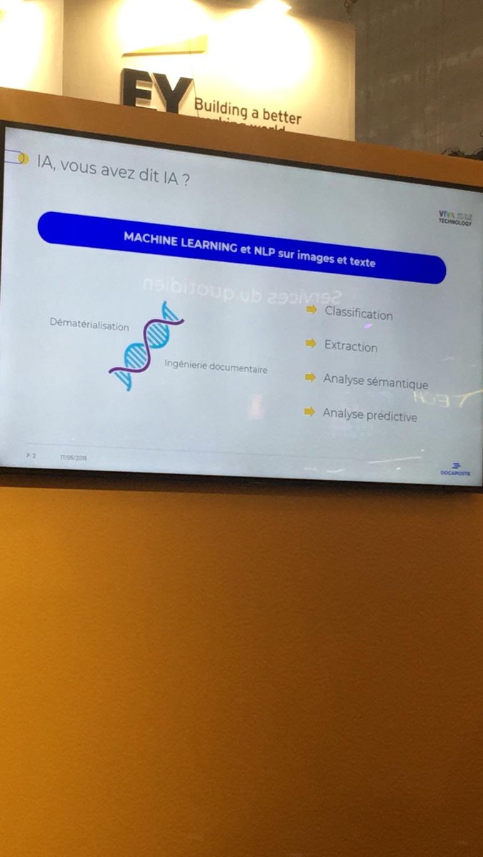Docapost's tweet photo. #VivaTech #Pitch | Comment l’#IA simplifie et enrichit le quotidien du collaborateur et des clients des entreprises, avec @fabienaili qui nous parle de cas d’usages concrets d’entreprises, en ce moment sur le lab @GroupeLaPoste 
#SimplifierLaVie https://t.co/YKV02L3Fx4
