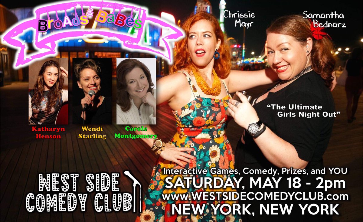 BroadsBabes's tweet photo. TOMORROW! 2PM BRUNCH show at @WESTSIDECCNYC starring Katharyn Henson, @wendistarling, Carole Montgomery and your hosts with the most @theOGsammajamma &amp; @ChrissieMayr! 

https://t.co/7Q3r2ldnGt https://t.co/iIsNp7g8qG