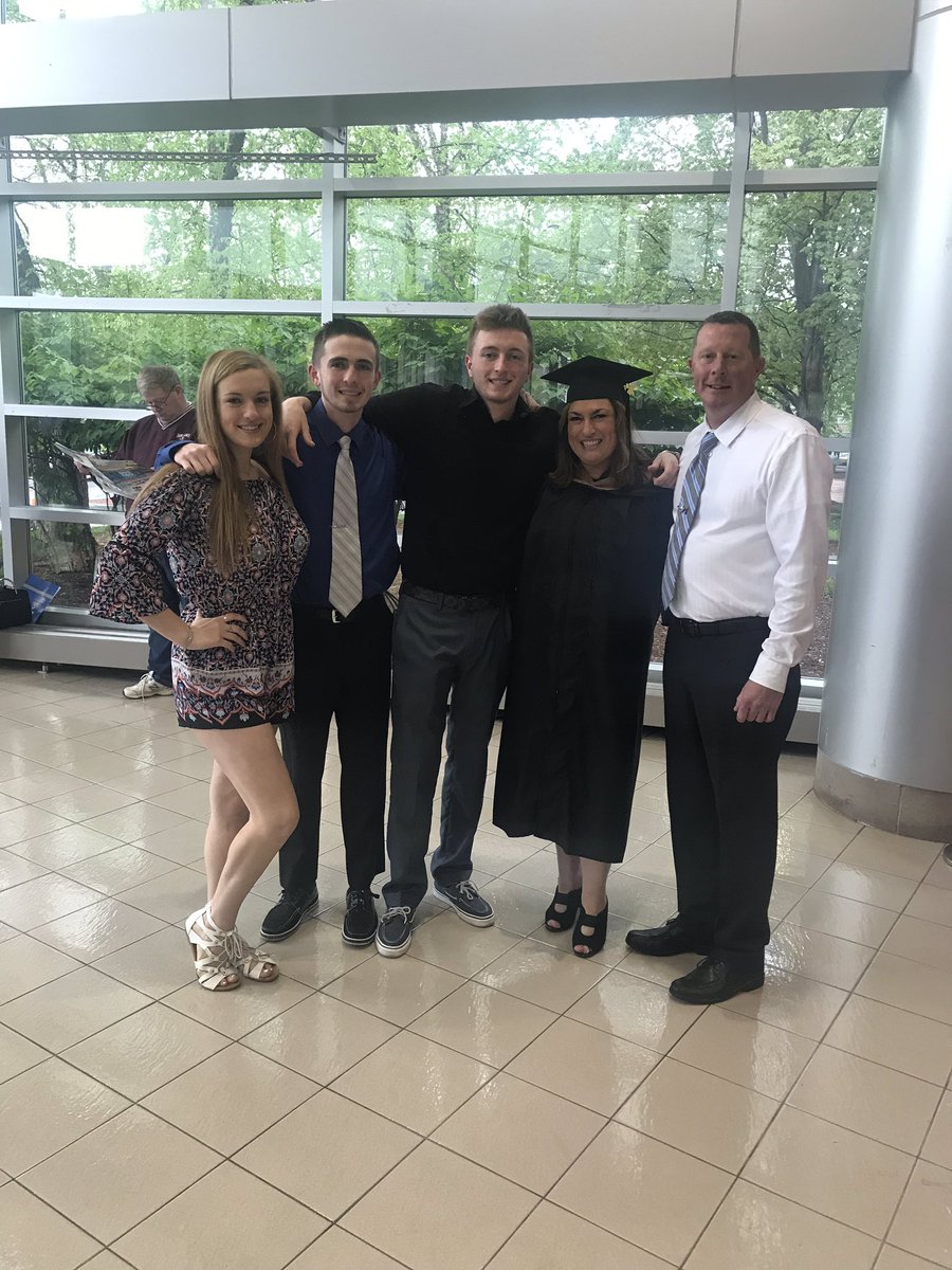 TONYHODGE_'s tweet photo. Congrats to my mom on getter her masters today she’s worked so hard for this #UML2019 https://t.co/EMEam7nTGo
