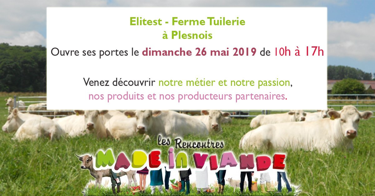 FDSEA57's tweet image. La ferme Tuilerie à Plesnois vous accueille dimanche 26 mai entre 10h et 17h pour vous faire découvrir le métier d'éleveur et le travail génétique effectué, à travers une visite de l'exploitation.