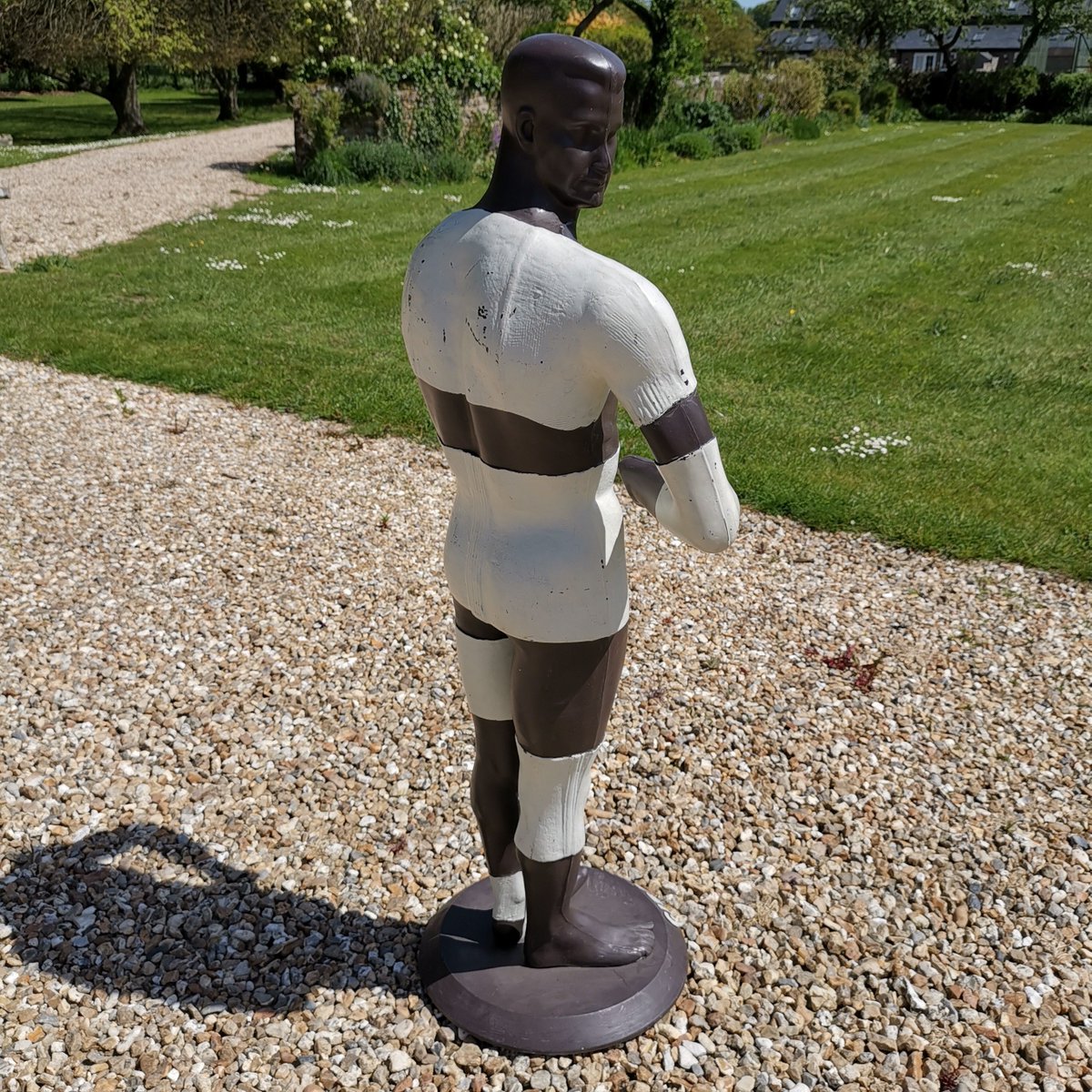 HomeAlchemy's tweet photo. French vintage advertising male figure for Gibaud sports bandages - dates from the 1950s https://t.co/nnsFNAtQQS #newstock #french #gibaud #vintageadvertising #advertising #vintage #plasticfigure #mannequin #male #1950s #mancave #henden #gibaud #madeinfrance #decorative https://t.co/cmNucGj7mF