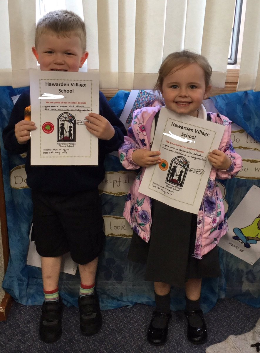 🌟🌟Well here they are. Our 2 wonderful stars of the week.
They are both fabulous friends and brilliant at tidying up! Da iawn!
🌟🌟👏👏