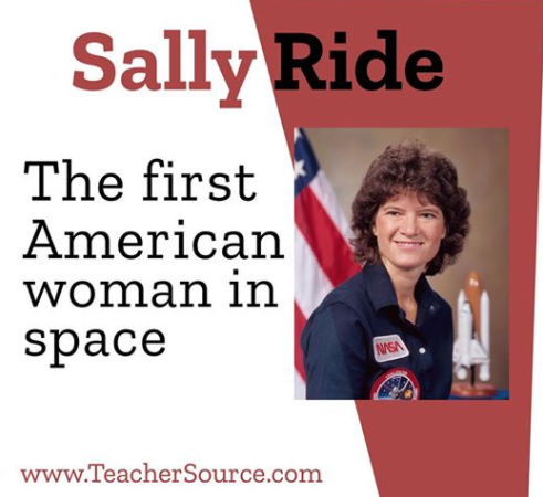 Happy birthday, Sally Ride!  
