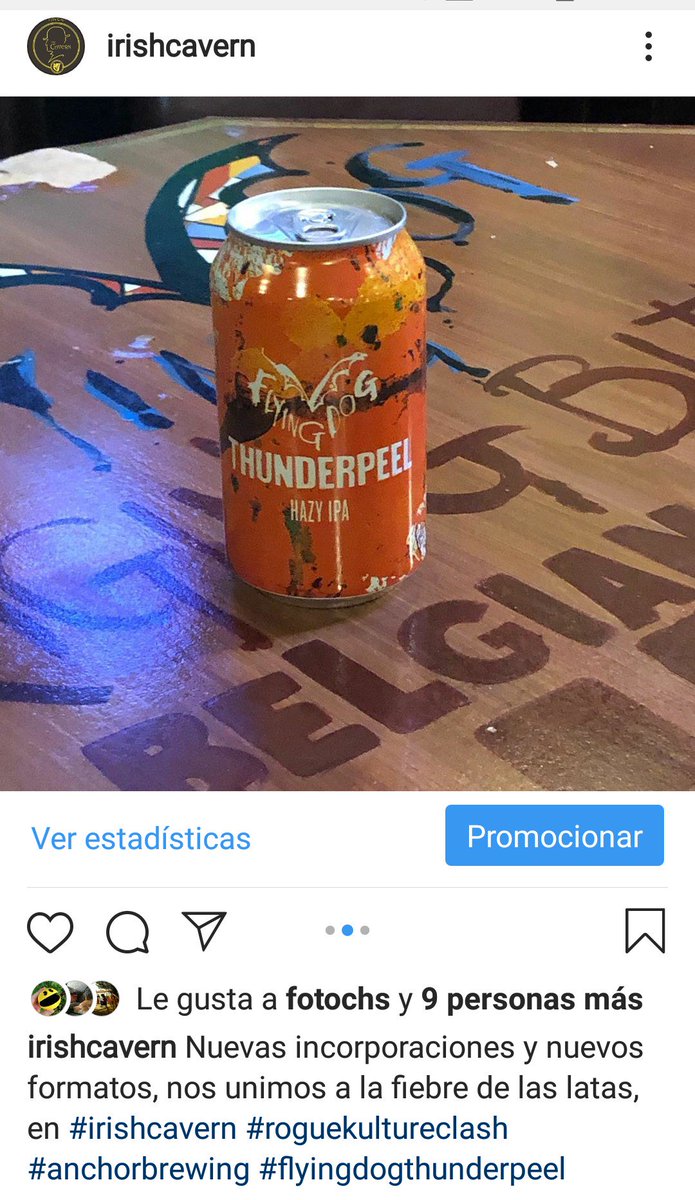 IrishCavern's tweet photo. Nuevas incorporaciones y nuevos formatos, nos unimos a la fiebre de las latas, en #irishcavern #roguekultureclash #anchorbrewing #flyingdogthunderpeel https://t.co/YCiBKAWGNj https://t.co/fre1jraETK