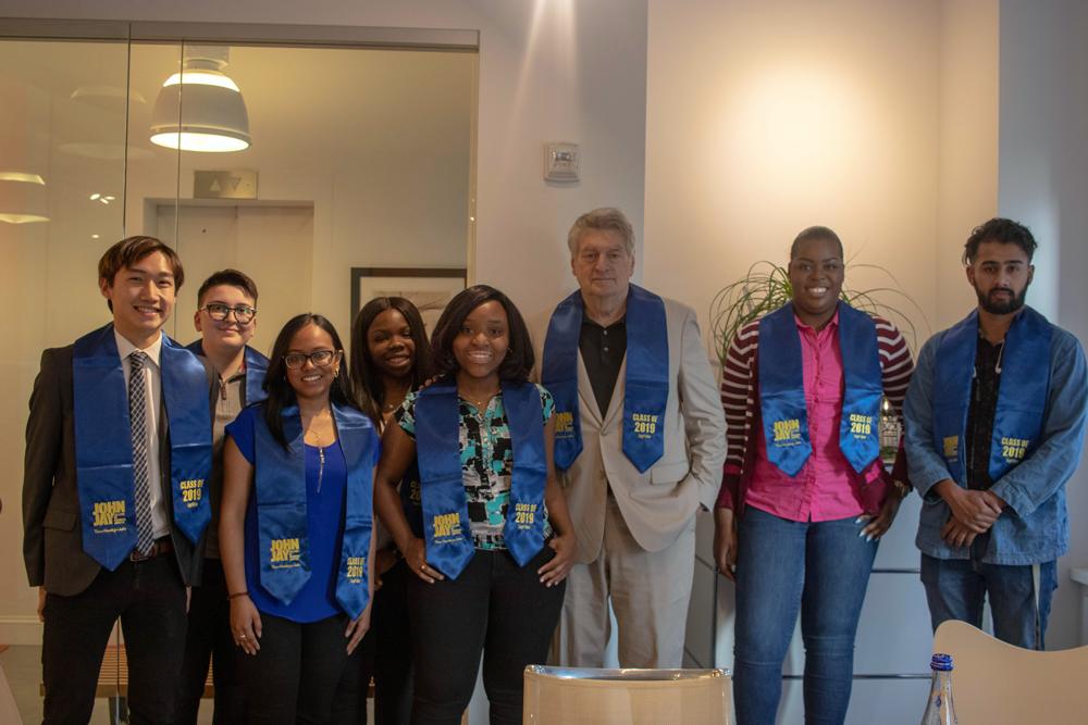 siegelvision's tweet photo. I was delighted to host a dinner at our offices with the Dean of @JohnJayCollege Undergrad, Dara Byrnes and Provost Yi Li for the members of the Siegel Fellows program at John Jay College @CUNY to celebrate their graduation. https://t.co/NuuBTkR4Z8