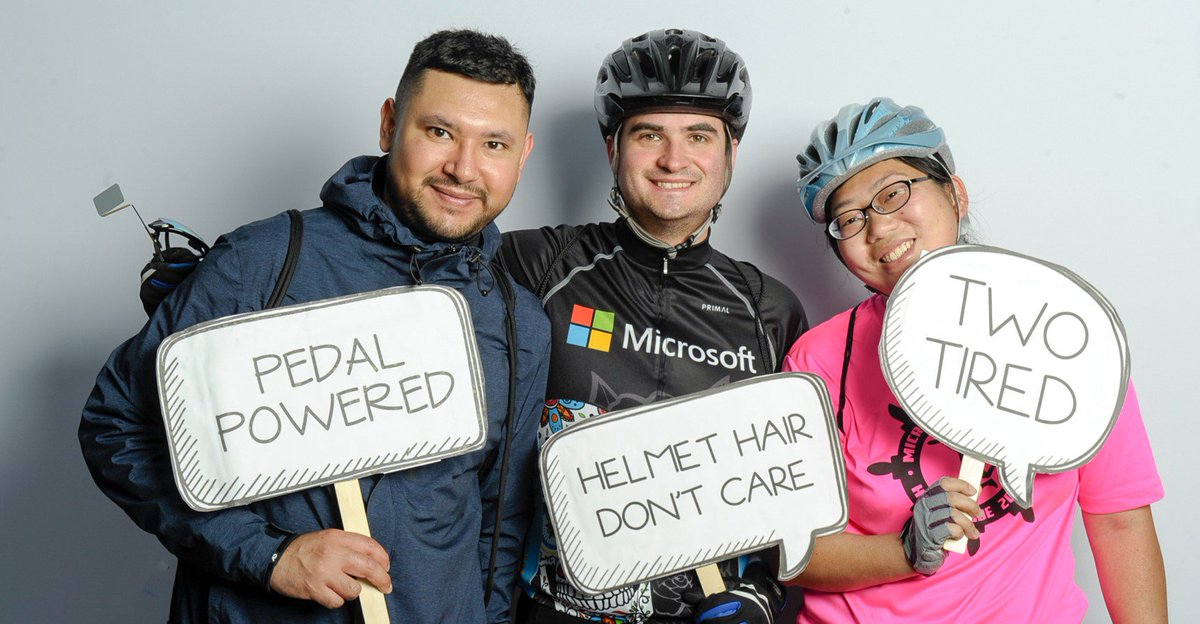 CREMicrosoft's tweet photo. It is bike to work day! Who is getting to work this morning by bicycle?! If you are, be sure to stop by The Commons between 7 a.m.-10 a.m. 🚲 #CREMicrosoft #MicrosoftCommute #Microsoftlife https://t.co/KPQNErNQCO