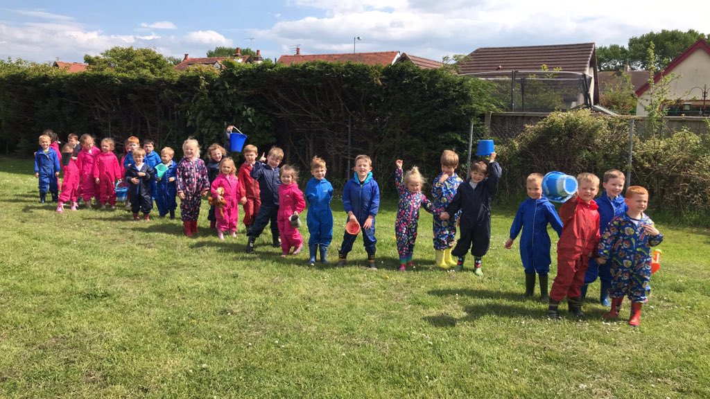 ReceptionTSP's tweet photo. Mo led our @peppapig #MuddyPuddleWalk this afternoon. The children loved getting muddy and wet all for a great cause! @savechildrenuk @ChristianAidNW #advocacy #enjoy https://t.co/sE9KkCw9xR
