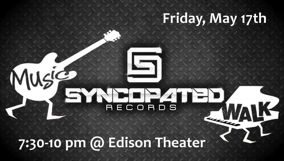SyncopatedFL's tweet photo. πΆ Weather looks good tonight for the debut of #Syncopated Records with @PlayHDtv at the Fort Myers #Music Walk. Come hang out, 7:30-10 pm at Edison theater. #fortmyersmusicwalk #djset #fortmyers #musicwalk #playhd #triple8dj #swflorida #swfl #musicwalk #party #downtownfortmyers https://t.co/oA5RJCjvWL