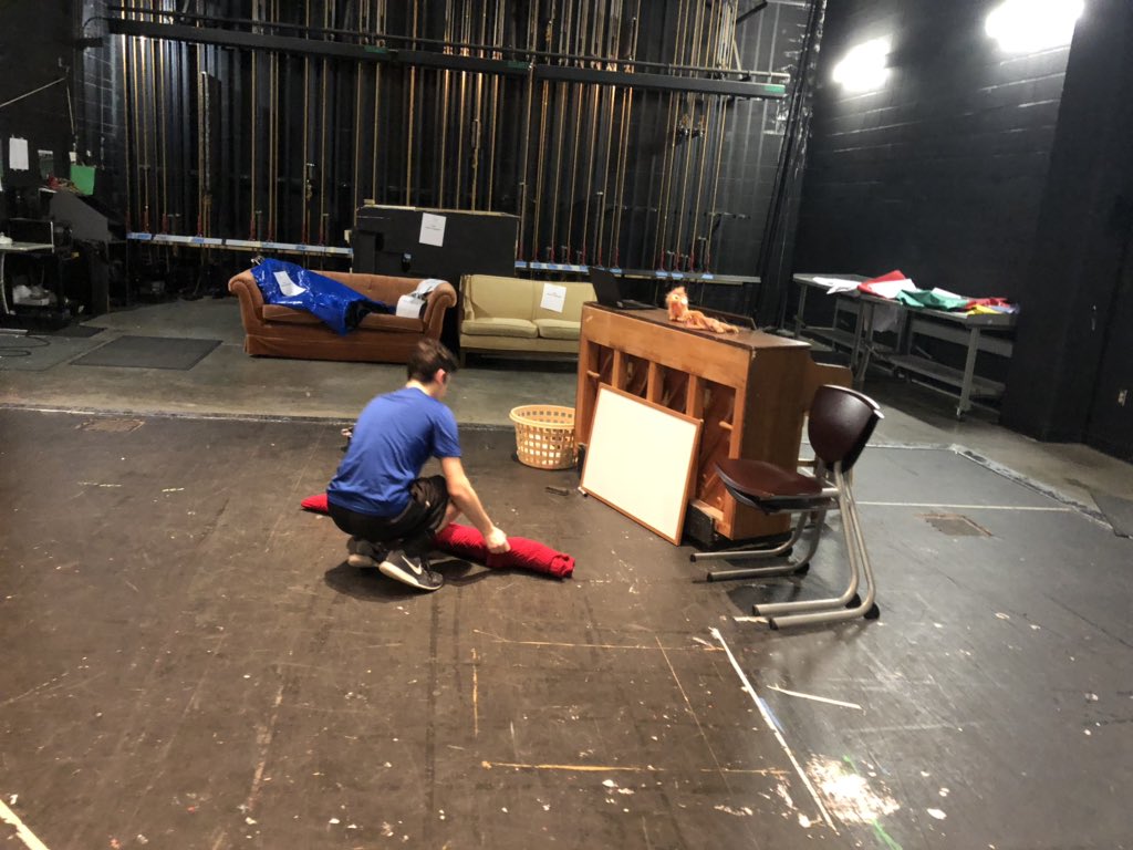 Acting class final “Living In Your Space” exercise.