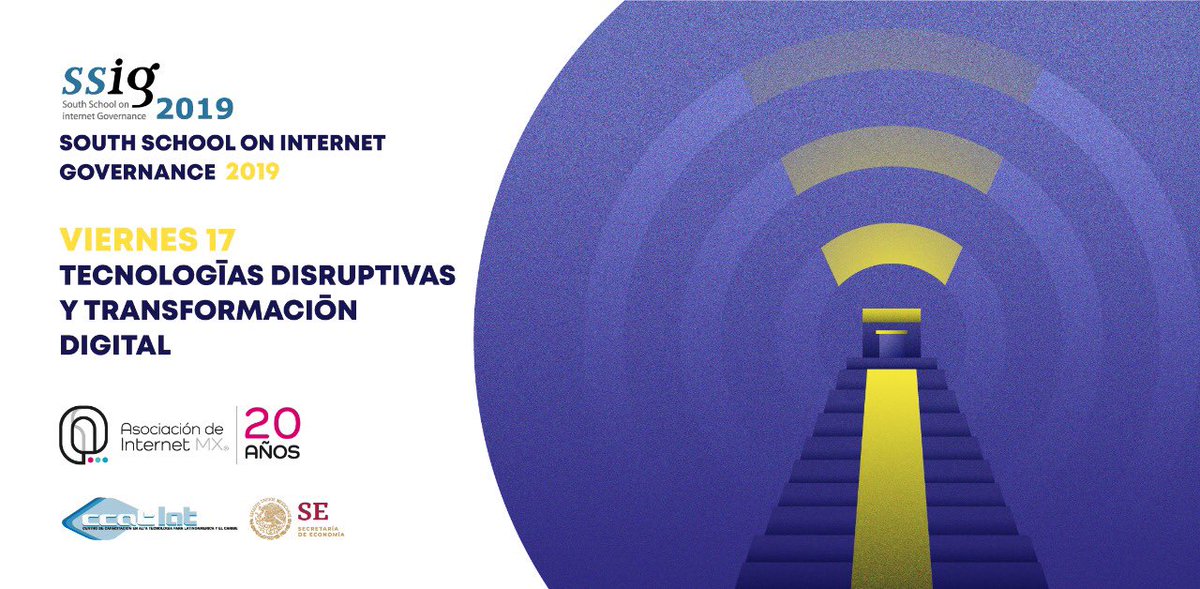 andreavibo's tweet photo. Iniciamos la última jornada de la #SSIG2019, dedicada a celebrar el Día de Internet y abordar el tema de tecnologías distintivas y transformación digital #InternetDay #YoAmoInternet @Asoc_InternetMX https://t.co/sco62e4jbz