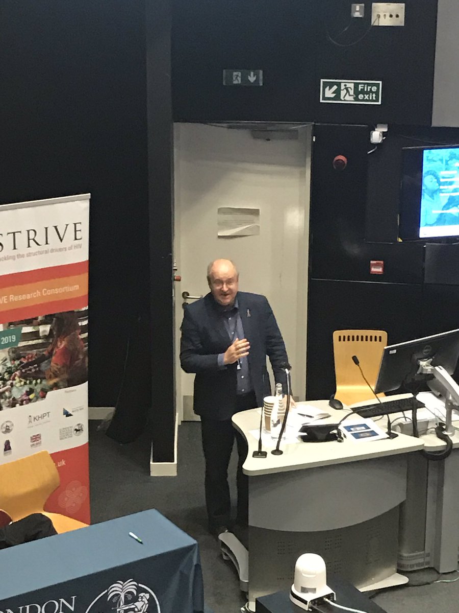 Peter Godfrey-Faussett of <a href="/UNAIDS/">UNAIDS Global</a> “as the water level of #HIV infections drops, the mountains will rise out. Those mountains are key populations” #STRIVE <a href="/hivdrivers/">STRIVE</a>