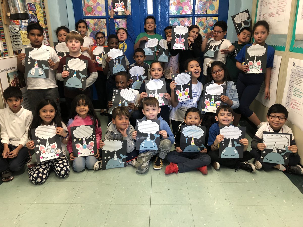 2ndGradeJKO's tweet photo. We are dreaming about what 3rd Grade will be like @PS66JKO #gettingreadyfor3rdGrade https://t.co/T5jaE77isS