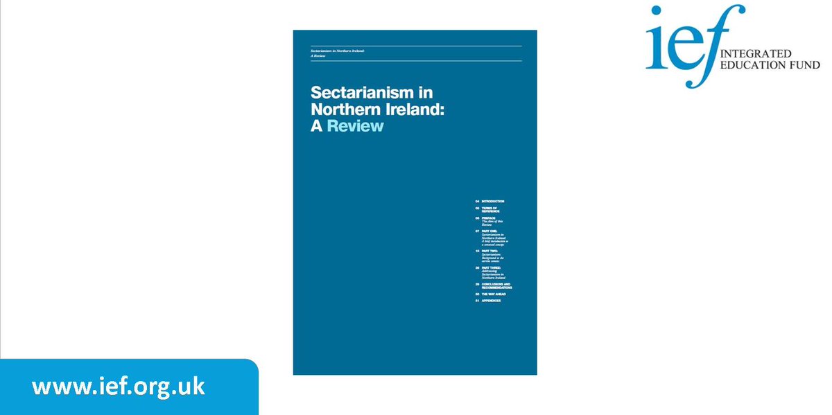 IEFNI's tweet image. Tina Merron, the Chief Executive of the IEF, has welcomed Ulster University’s proposals for a new, concerted effort to tackle sectarianism in Northern Ireland. bit.ly/2WKvjky