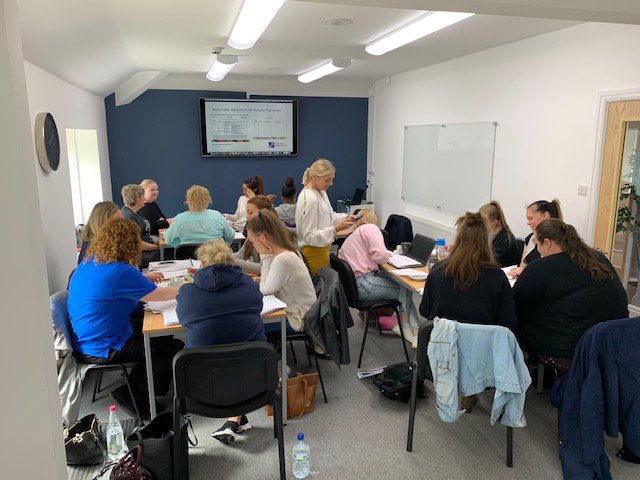 earlyprogress's tweet photo. Delighted to welcome Lesley Rudge today from Manchester Council, running her SEN training for day nurseries. Thank for you such positive feedback about our training centre. #SEN #training #meetingrooms #Manchester https://t.co/mCCsNguKR9