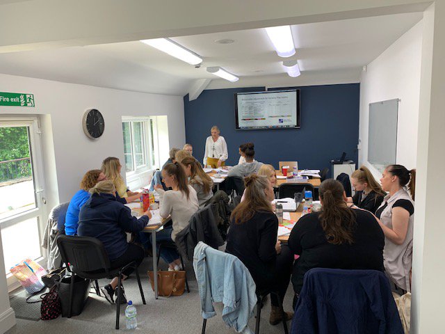 earlyprogress's tweet photo. Delighted to welcome Lesley Rudge today from Manchester Council, running her SEN training for day nurseries. Thank for you such positive feedback about our training centre. #SEN #training #meetingrooms #Manchester https://t.co/mCCsNguKR9