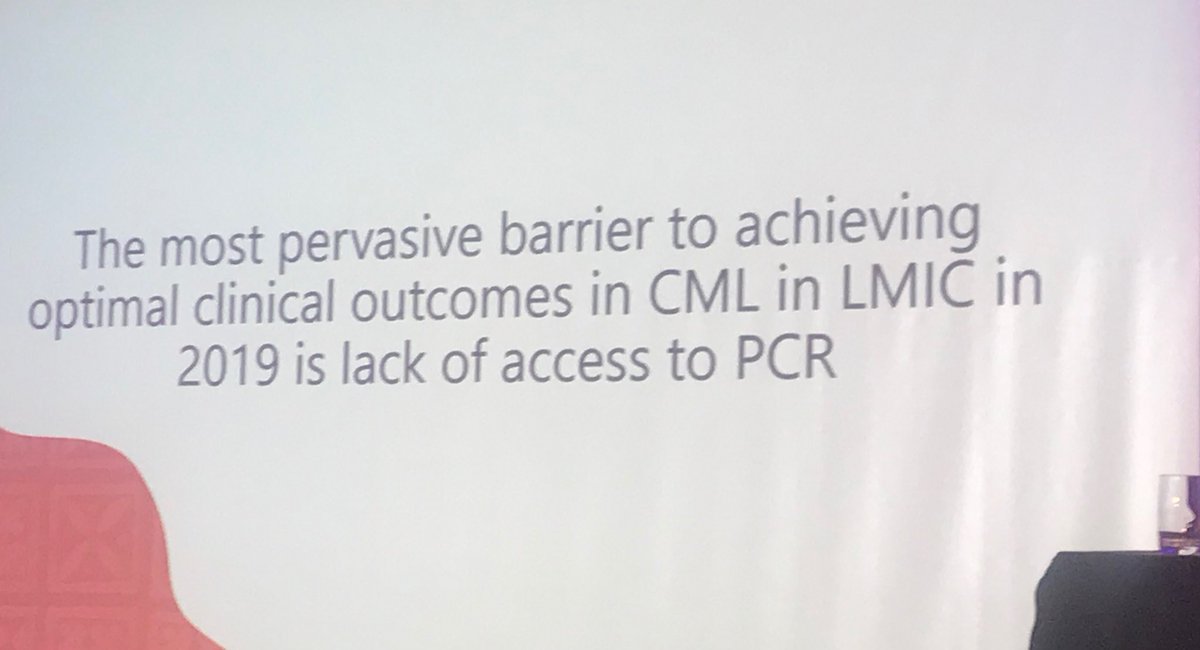 ⁦@PatGarciaGonzal⁩ speaking on Advocacy session, improving #access @ #cmlhz19, #LearnShareGrow