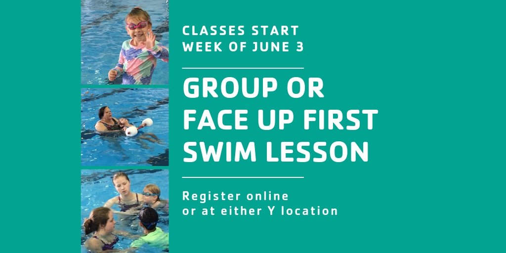 GrandIslandYMCA's tweet photo. Who knows what the weather will be like this summer! Your kids will enjoy learning to swim in our indoor pool. Sign up soon...spots are filling fast.
#giymca #foryouthdevelopment #swimming https://t.co/lTEOObKhTV
