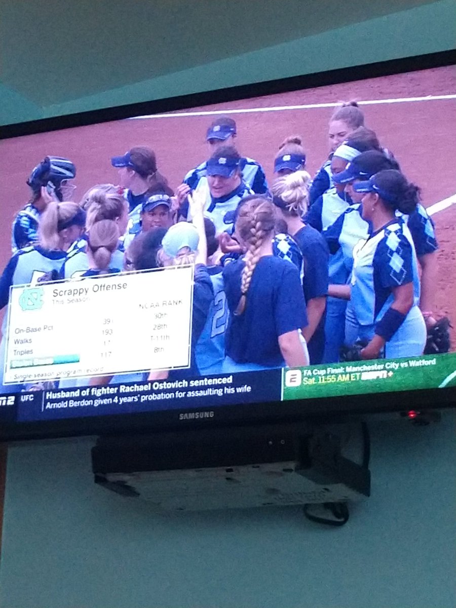Wake up from a dead sleep at 10:50, to yell, "turn the TV...it's game time"!!  Have to watch <a href="/UNCSoftball/">Carolina Softball</a>  in regionals!!  #gdtbath
