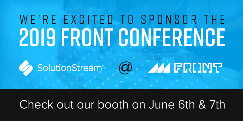 SolutionStream's tweet image. SolutionStream is sponsoring the 2019 Front Conference in Salt Lake City this June! Hear from amazing speakers like Frank Yoo from Google, Kim Williams from Indeed.com, Samantha Warren from Adobe, Leah Rader from Lyft, Etc.  

#UXUIDesign #SolutionStream #Software